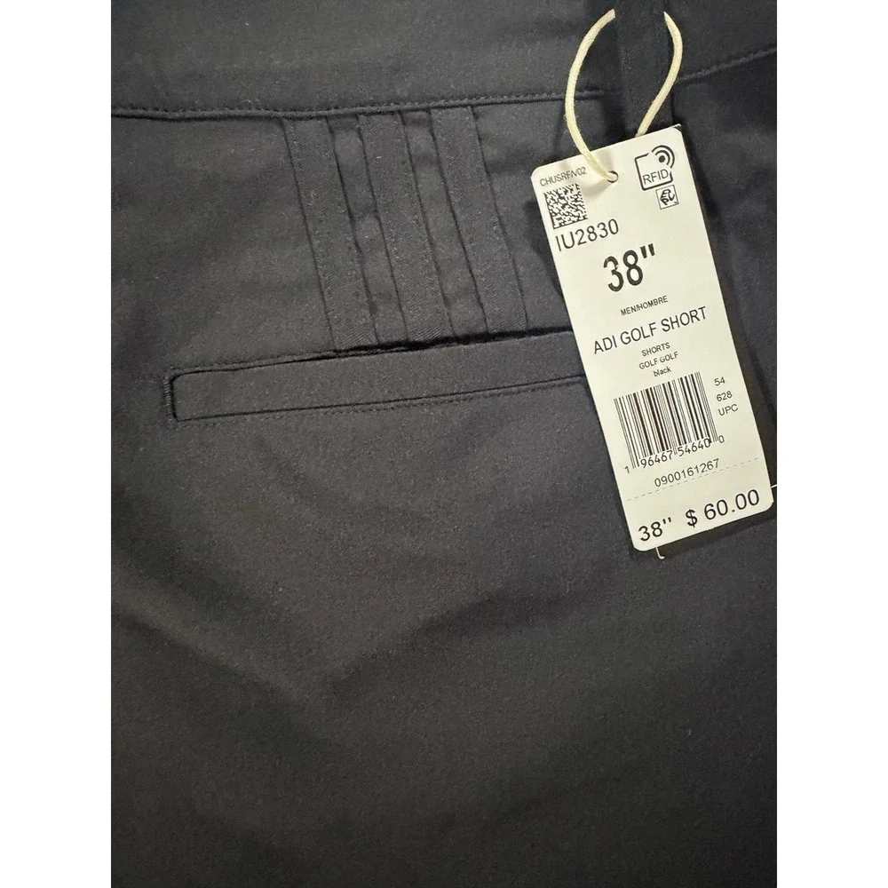 NWT Adidas Golf Shorts 38 Black IU2830 Coca-Cola FIFA Club World Cup 2025 Mens